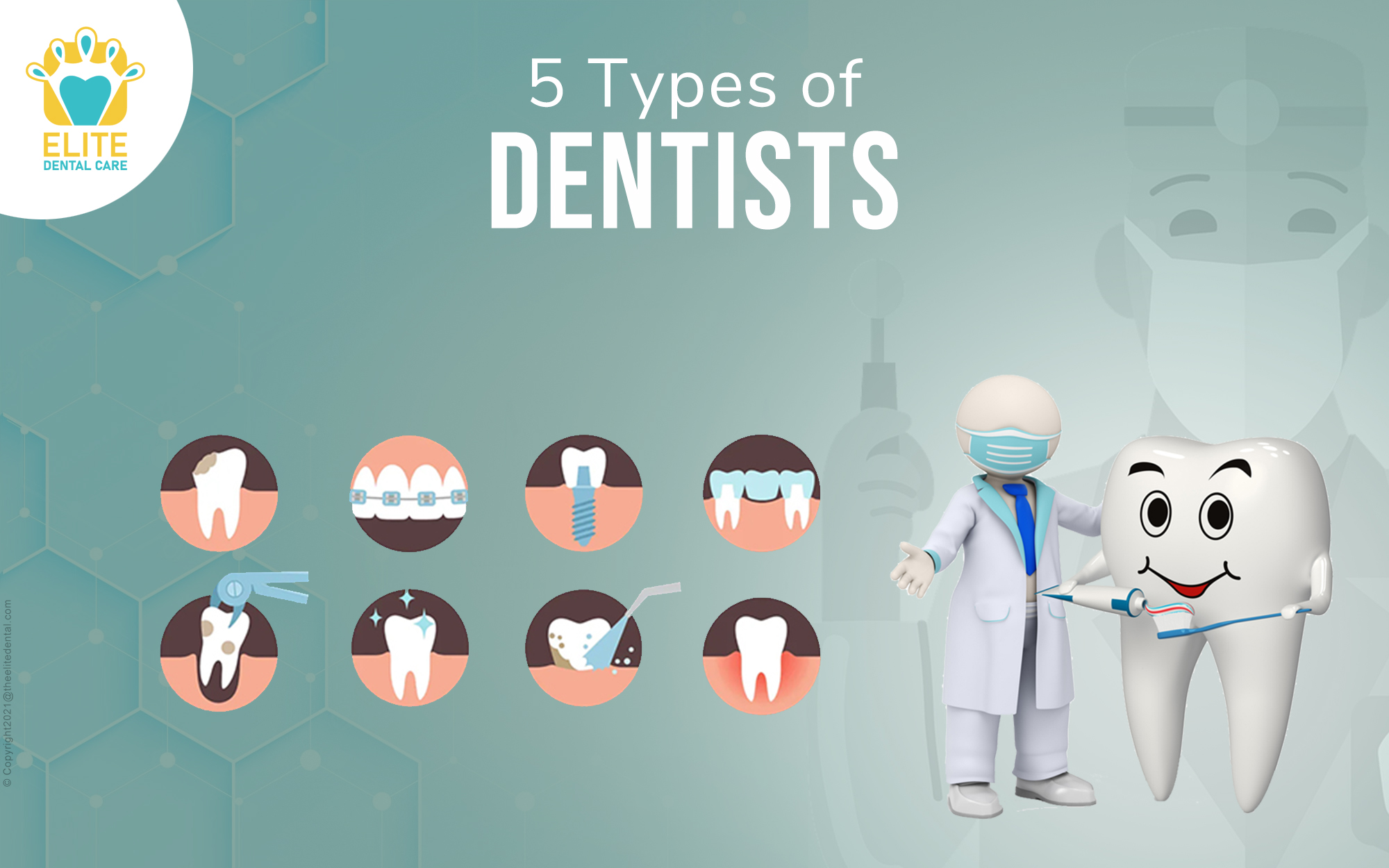 5 Types of Dentists