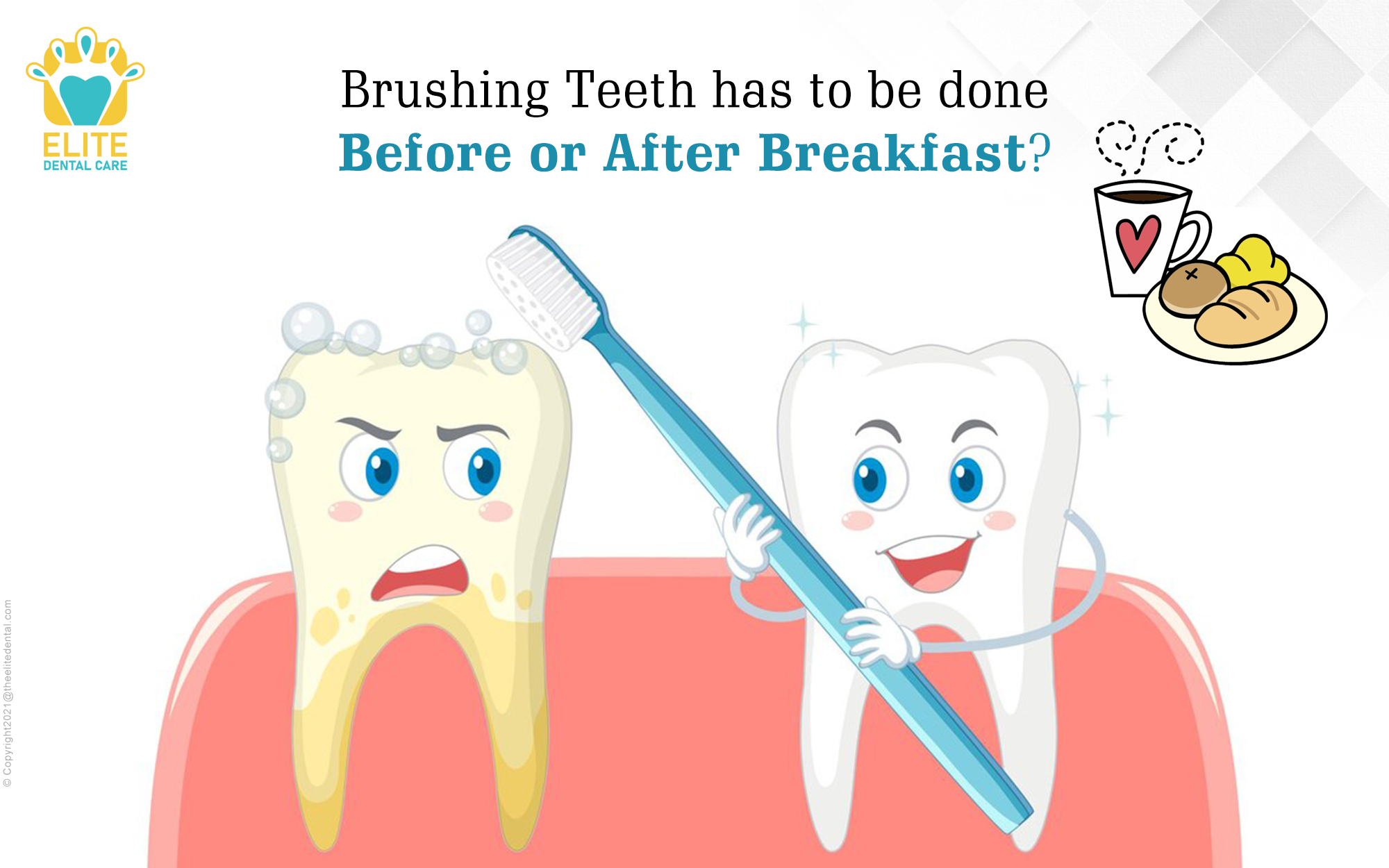 Should I brush my teeth before or after Breakfast? - Elite Dental Care