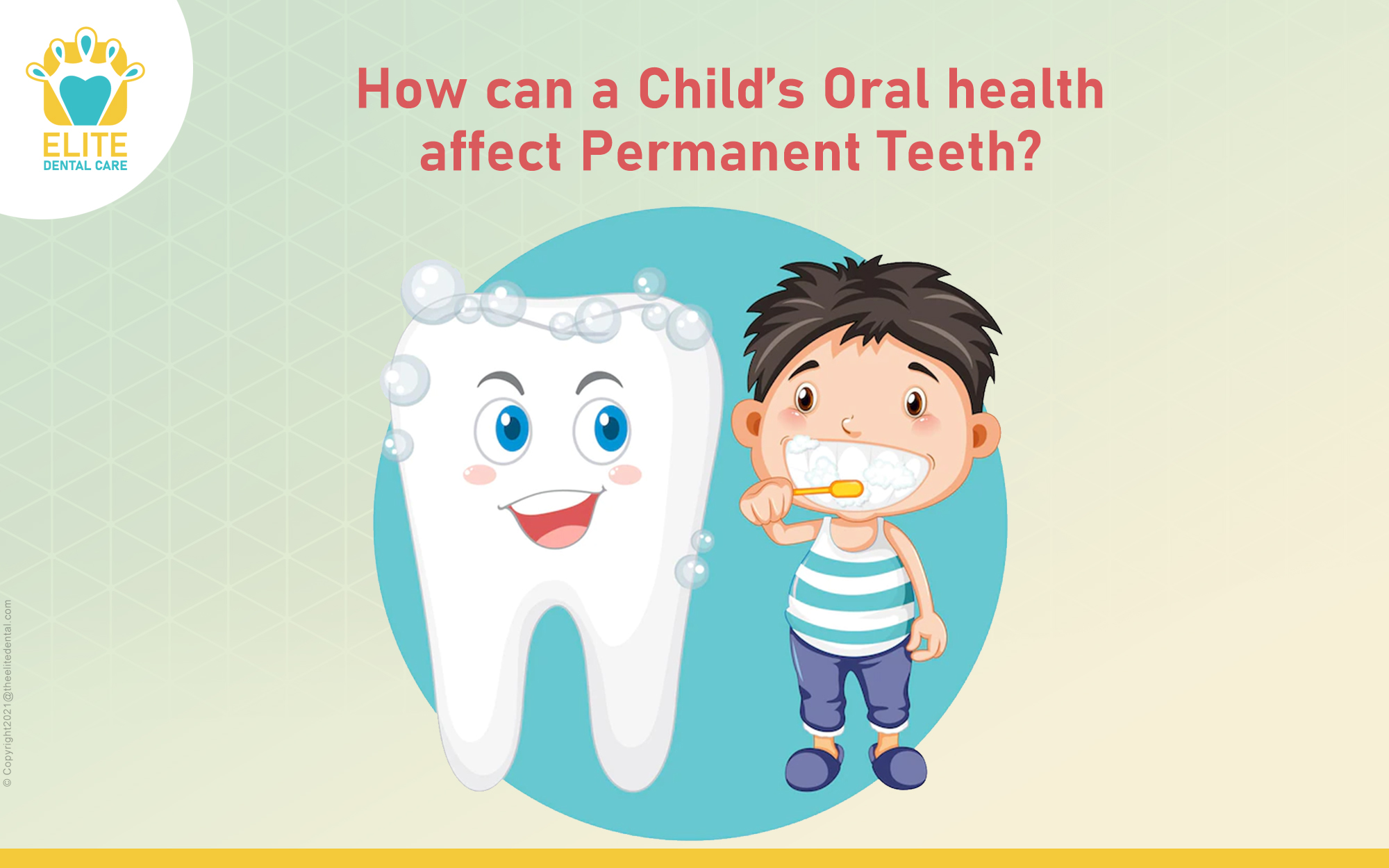 How does a child’s oral health affect their permanent teeth?