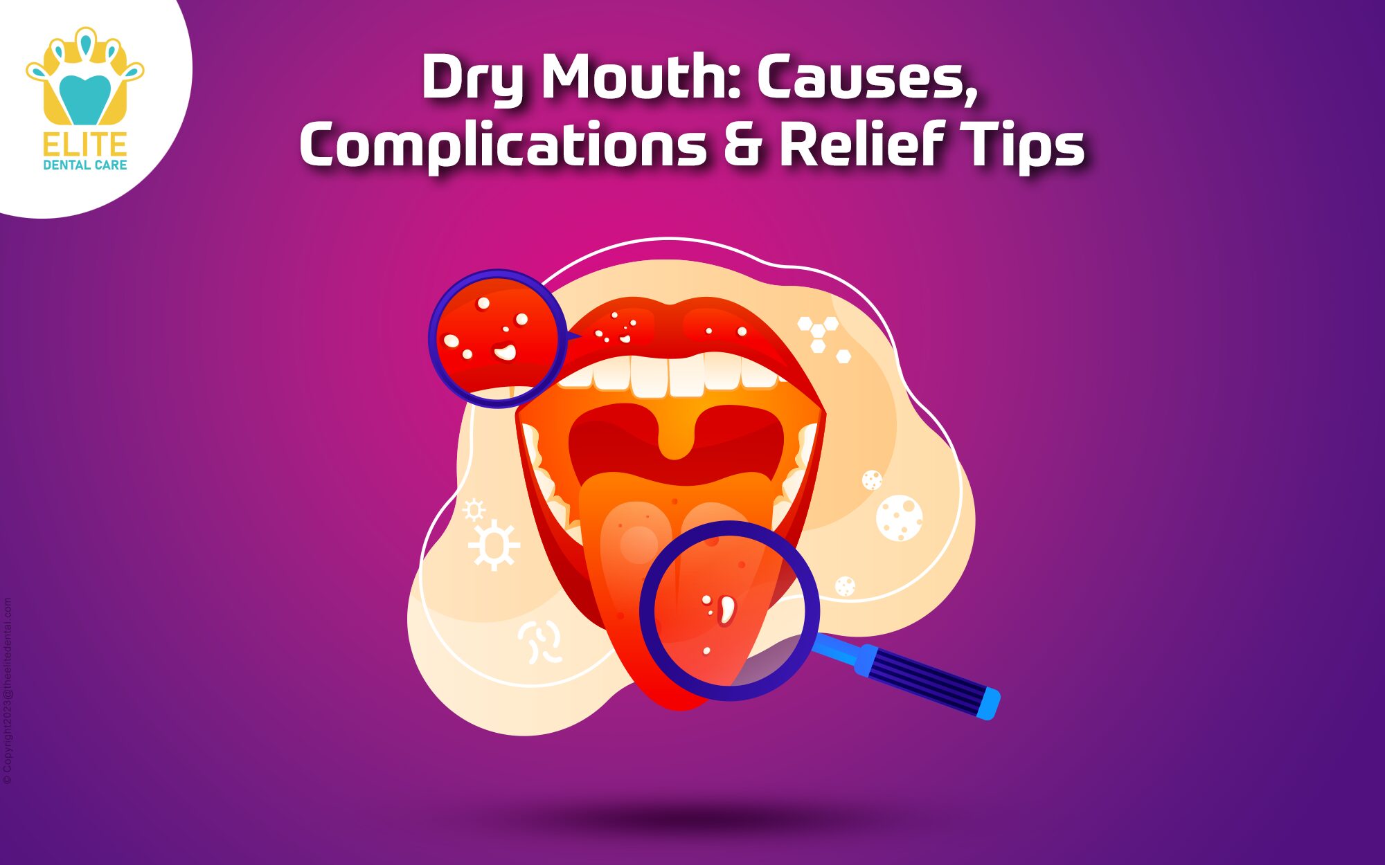 DRY MOUTH: CAUSES, COMPLICATIONS & RELIEF TIPS